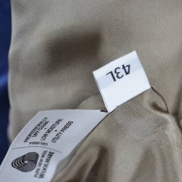 Kenneth Cole 43L Sport Coat Blazer Suit Jacket Bro - Picture 6 of 8